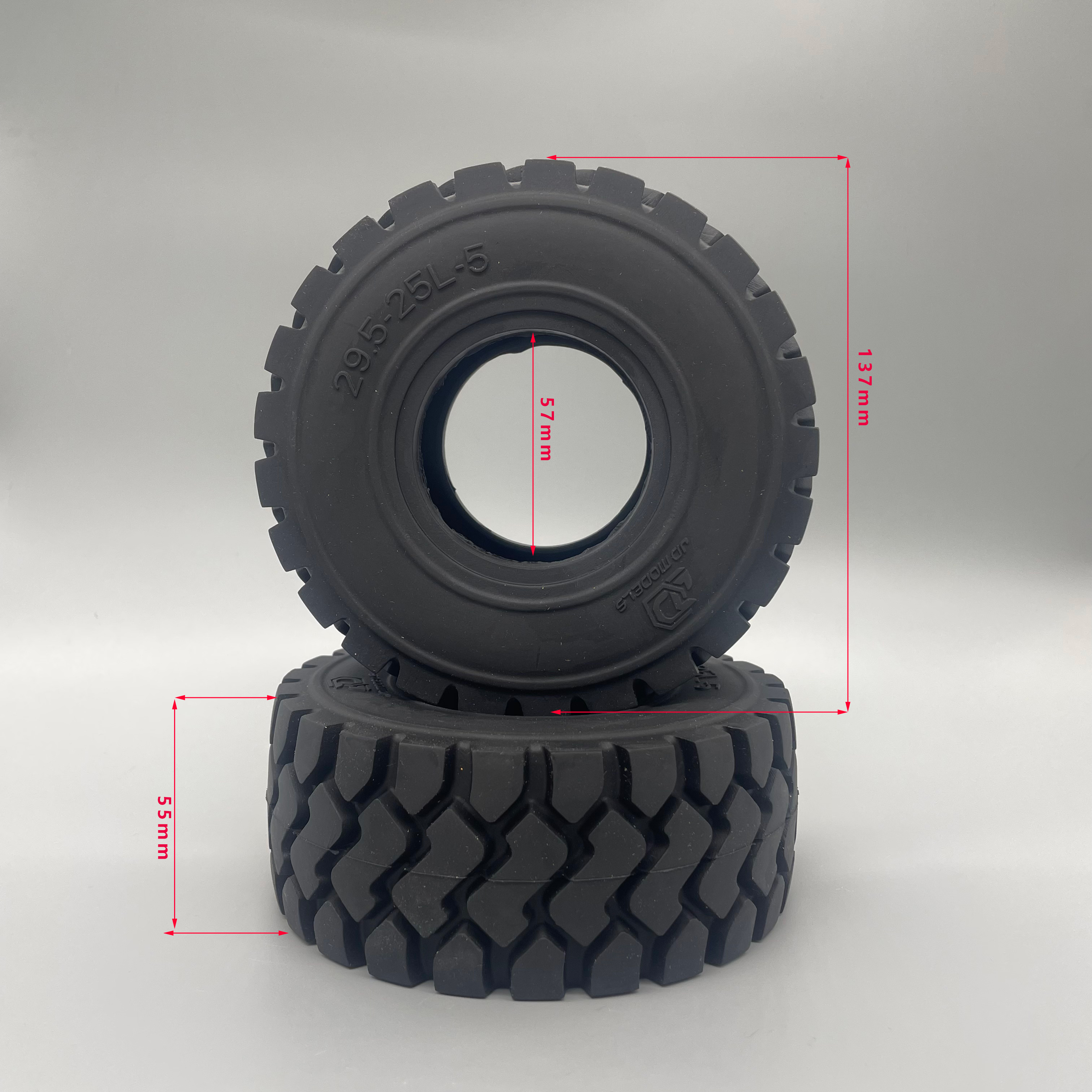 RC Loader Tires 137mm JDM-82 H - Heavy Equipment Bulldozer recensie en prijs